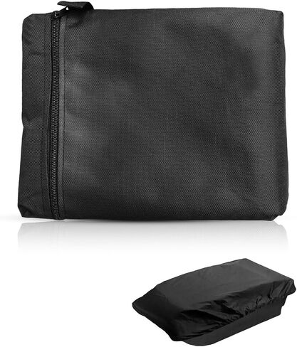 68.9x33.46x7.87in Snow Sled Travel Cover with A Storage Bag 600D Oxford Cloth Suitable for Outdoor Activities Fishing Hunting Camping, Jet Waterproof Ice Fishing Sled Cover, Black in Saudi Arabia