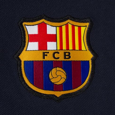 FC Barcelona Official Football Soccer Gift Mens Crest Polo Shirt Navy Blue in Saudi Arabia