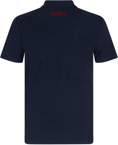 FC Barcelona Official Football Soccer Gift Mens Crest Polo Shirt Navy Blue in Saudi Arabia