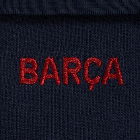 FC Barcelona Official Football Soccer Gift Mens Crest Polo Shirt Navy Blue in Saudi Arabia