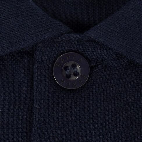 FC Barcelona Official Football Soccer Gift Mens Crest Polo Shirt Navy Blue in Saudi Arabia