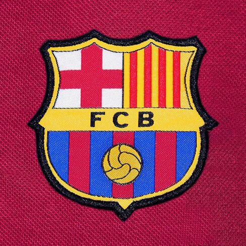FC Barcelona Official Football Soccer Gift Mens Crest Polo Shirt Navy Blue in Saudi Arabia