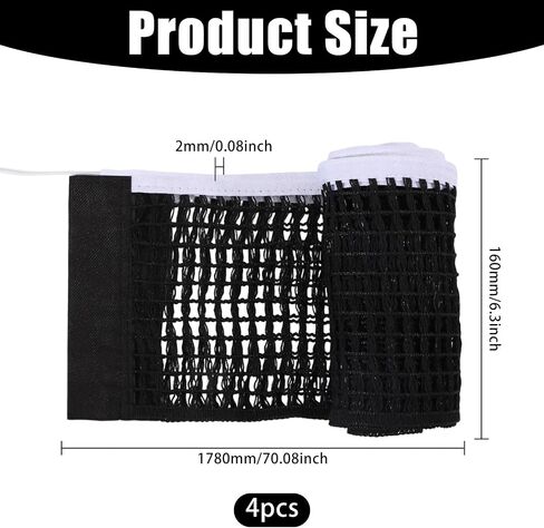 CHGCRAFT 4 Pcs Table Tennis Net Compatible Table Tennis Net Replacement Polycotton String Tension Equipment Accessories for Indoor Outdoor in Saudi Arabia