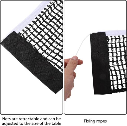 CHGCRAFT 4 Pcs Table Tennis Net Compatible Table Tennis Net Replacement Polycotton String Tension Equipment Accessories for Indoor Outdoor in Saudi Arabia