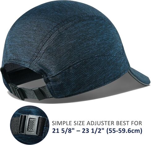Lightweight Running Hat Quick Drying Reflective Sports Cap Unstructured in Saudi Arabia