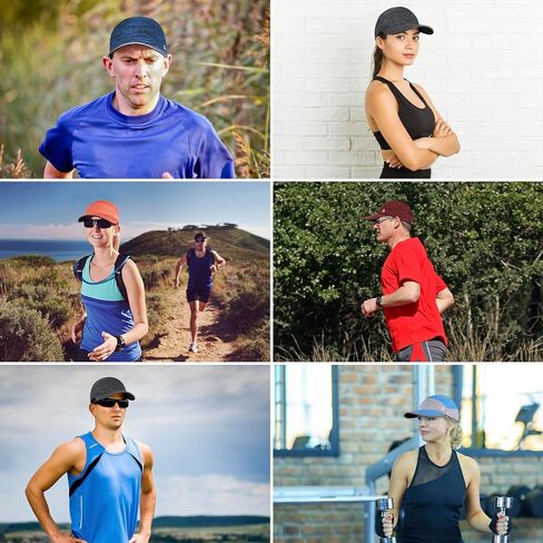 Lightweight Running Hat Quick Drying Reflective Sports Cap Unstructured in Saudi Arabia