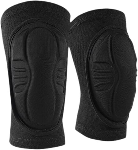 2 Pieces Knee Pads Patella Protection Support Sleeve Sports Knee Protector with Reinforced Anti-Collision Structure Suitable for Football L, S in Saudi Arabia
