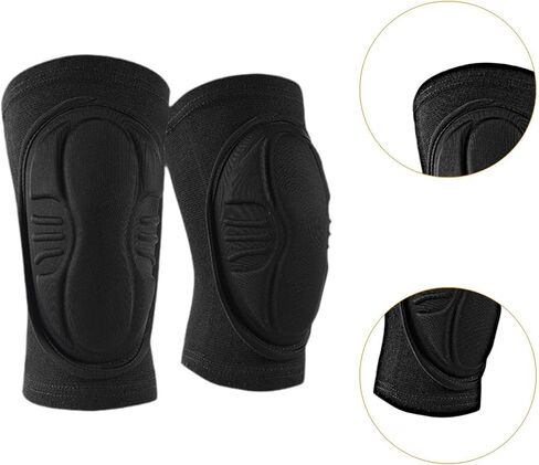 2 Pieces Knee Pads Patella Protection Support Sleeve Sports Knee Protector with Reinforced Anti-Collision Structure Suitable for Football L, S in Saudi Arabia