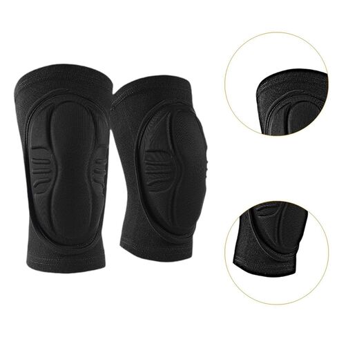 2 Pieces Knee Pads Patella Protection Support Sleeve Sports Knee Protector with Reinforced Anti-Collision Structure Suitable for Football L, S in Saudi Arabia