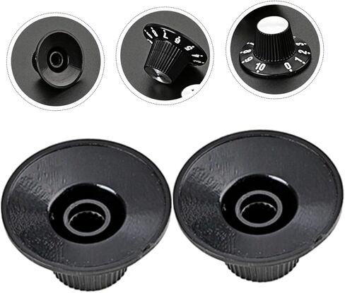 DECHOUS 6pcs Volume Control Knob for Electric Guitar Guitar Knobs Scale for Accurate Easy Installation Replacement Accessory and Amplifiers in Saudi Arabia