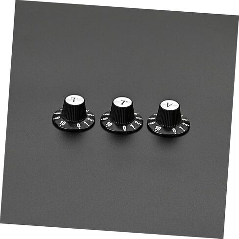 DECHOUS 6pcs Volume Control Knob for Electric Guitar Guitar Knobs Scale for Accurate Easy Installation Replacement Accessory and Amplifiers in Saudi Arabia