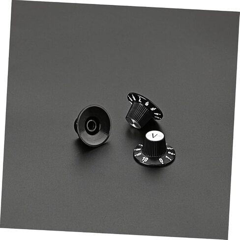 DECHOUS 6pcs Volume Control Knob for Electric Guitar Guitar Knobs Scale for Accurate Easy Installation Replacement Accessory and Amplifiers in Saudi Arabia
