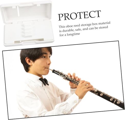 BESTonZON Convenient Oboe Organizer Box Slot Storage Case for Oboe Reeds Safe and Compact Design for Easy Carrying and -term Use in Saudi Arabia