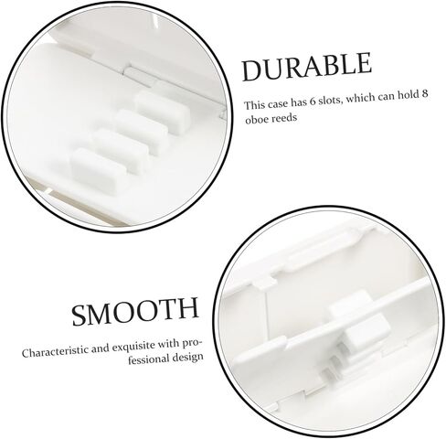 BESTonZON Convenient Oboe Organizer Box Slot Storage Case for Oboe Reeds Safe and Compact Design for Easy Carrying and -term Use in Saudi Arabia