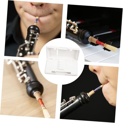 BESTonZON Convenient Oboe Organizer Box Slot Storage Case for Oboe Reeds Safe and Compact Design for Easy Carrying and -term Use in Saudi Arabia