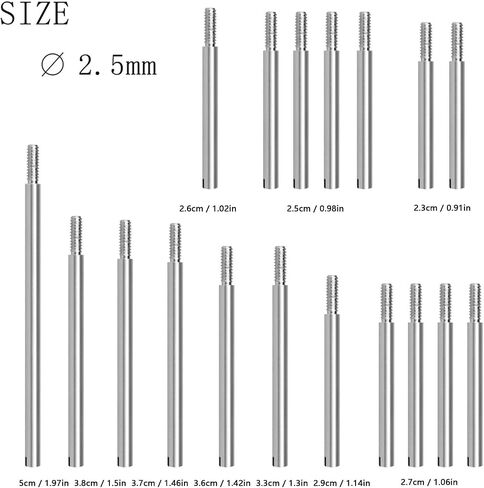 Drfeify Bassoon Repair Kit, Threaded Rods, Screws, Small Screws, Grooved Blocks, Easy to Install and Maintain in Saudi Arabia