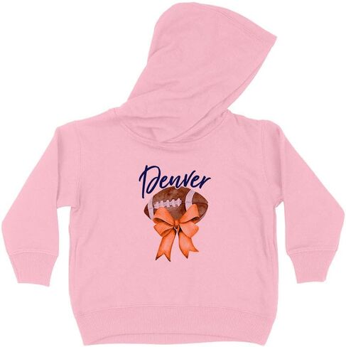 Girly Denver Football Kids Hoodie Sweatshirt Toddler in Saudi Arabia