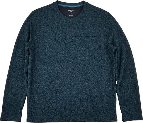 بلوفر Van Heusen رجالي Storm Blue Flex Fleece بلوفر برقبة دائرية in Saudi Arabia