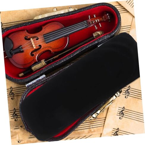 BESPORTBLE Violin Case Inner Velvet Protective Bag for Instruments Scratch-resistant Lightweight for Orchestral Strings and Violin Accessories Black Beige in Saudi Arabia