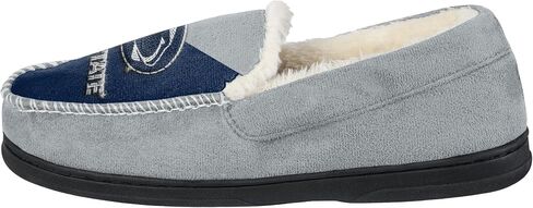 FOCO NCAA Unisex-Adult Officially Licensed Color Block Primary Logo Sherpa Lined Moccasin Slippers in Saudi Arabia