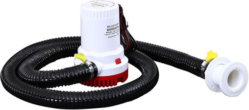 2000 GPH bilge pump for boat 12v submersible pump Marine electric water pump Non- Automatic Bilge Pump 1-1/8" Outlet 8.5A in Saudi Arabia