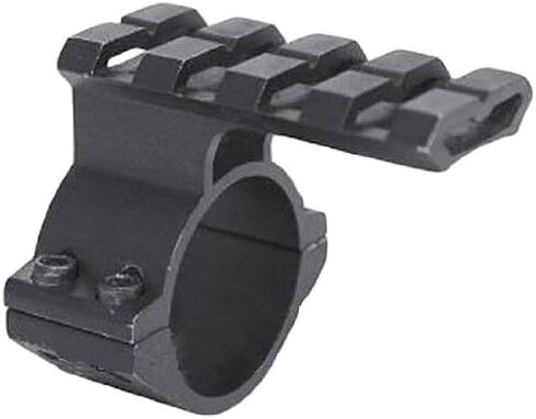Ade Advanced Optics 1-Inch Scope Adapter Ring/Mount with Picatinny/Weaver Top Rail for Backup/Second Laser, Anodized Black in Saudi Arabia