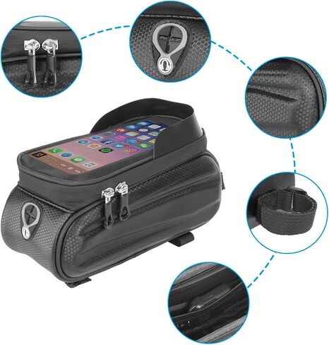 Bike Handlebar Bag 5L – Lightweight Bicycle Front Bag for Commuter, Mountain & Road Bikes, Quick Release in Saudi Arabia