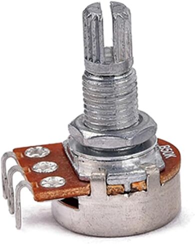 TEHAUX 10pcs Full Guitar Potentiometer Kit Bk Linear Taper Potentiometers for Bass Guitar in Saudi Arabia
