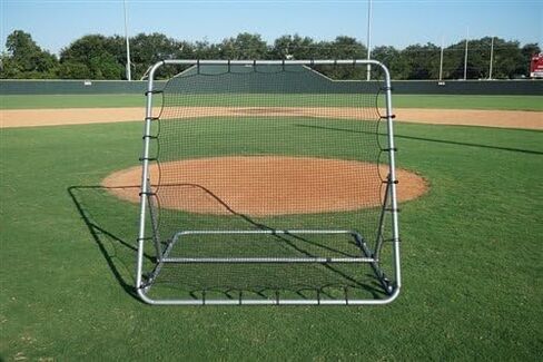 الحد الأقصى للسرعة XL Rebounder - شبكة البيسبول Rebounder مقاس 5'x5'، زوايا قابلة للتعديل للكرات الأرضية، محركات الخط، الكرات الطائرة. شبكة Pitchback متينة. in Saudi Arabia