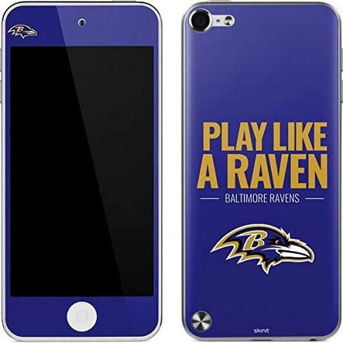 Skinit Decal MP3 Player Skin Compatible with iPod Touch (5th Gen&2012) - Officially Licensed NFL Baltimore Ravens Team Motto Design in Saudi Arabia