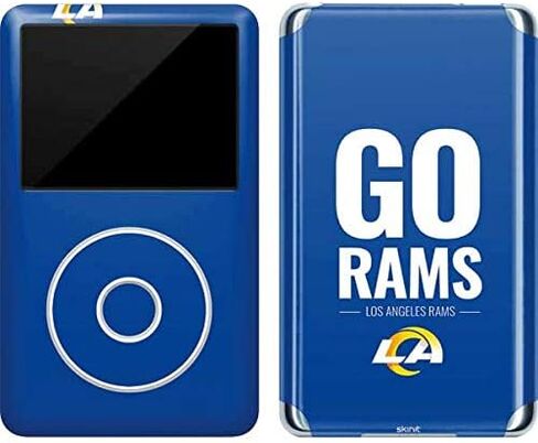 Skinit Decal MP3 Player Skin Compatible with iPod Classic (6th Gen) 80GB - Officially Licensed NFL Los Angeles Rams Team Motto Design in Saudi Arabia