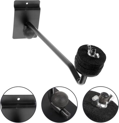 ibasenice Wall Mount Cymbal Holder Metal Cymbal Arm Display Stand for Home Shop Sturdy and Stable Easy to Use Simple Structure for Cymbal Storage and Display in Saudi Arabia