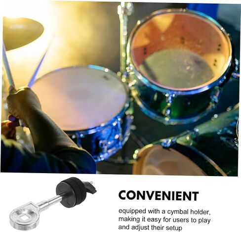 ibasenice Metal Drum Cymbal Holder Boom Arm Adjustable Cymbal Stand Support Accessory for Drum Kit Compatible and Percussion Instruments in Saudi Arabia