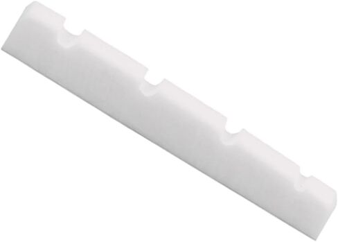 String Bass Guitar Bone Nut Slotted Oxen Bone Instrument Accessory for Better Tone Durable and Easy to Compatible with Various Guitar Models in Saudi Arabia