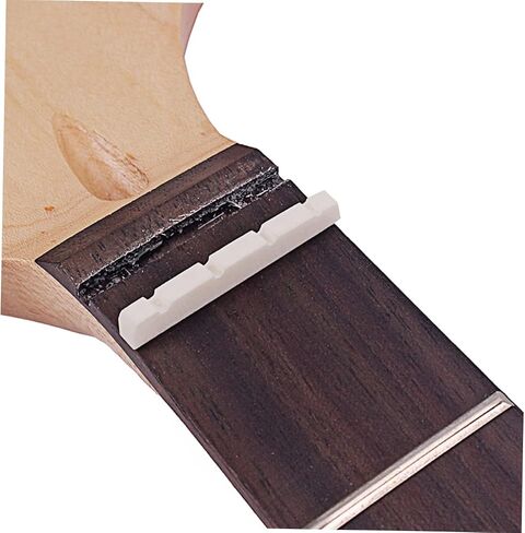 String Bass Guitar Bone Nut Slotted Oxen Bone Instrument Accessory for Better Tone Durable and Easy to Compatible with Various Guitar Models in Saudi Arabia