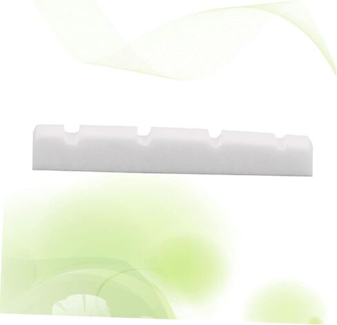 String Bass Guitar Bone Nut Slotted Oxen Bone Instrument Accessory for Better Tone Durable and Easy to Compatible with Various Guitar Models in Saudi Arabia