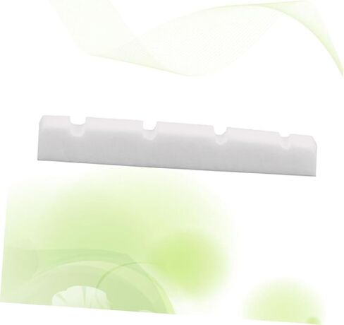 Yardwe String Bass Guitar Bone Nut Replacement Slotted Oxen Bone Instrument Accessory for Enhanced Tone and Easy Installation for Guitar and Bass Musicians in Saudi Arabia
