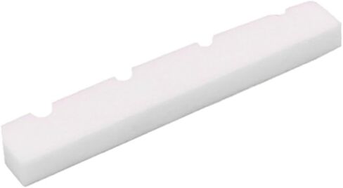Yardwe String Bass Guitar Bone Nut Replacement Slotted Oxen Bone Instrument Accessory for Enhanced Tone and Easy Installation for Guitar and Bass Musicians in Saudi Arabia
