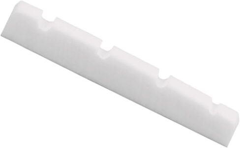 DECHOUS GL403 4 String Bass Guitar Bone Nut Slotted 38mm Oxen Bone Nut String Instrument Accessory for Bass Guitar in Saudi Arabia
