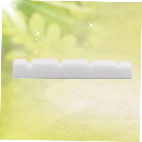 DECHOUS GL403 4 String Bass Guitar Bone Nut Slotted 38mm Oxen Bone Nut String Instrument Accessory for Bass Guitar in Saudi Arabia
