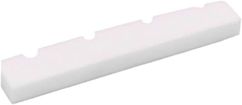DECHOUS GL403 4 String Bass Guitar Bone Nut Slotted 38mm Oxen Bone Nut String Instrument Accessory for Bass Guitar in Saudi Arabia
