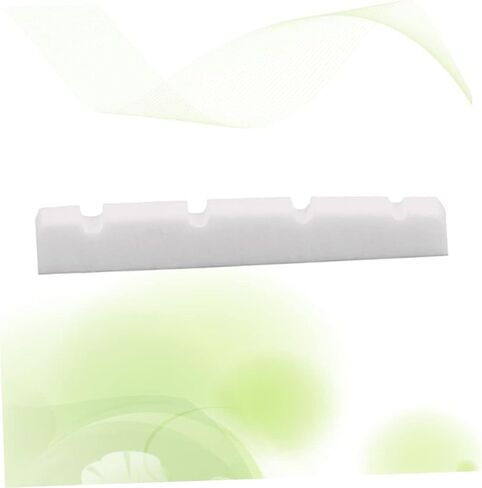 DECHOUS GL403 4 String Bass Guitar Bone Nut Slotted 38mm Oxen Bone Nut String Instrument Accessory for Bass Guitar in Saudi Arabia