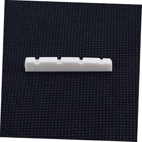 DECHOUS GL403 4 String Bass Guitar Bone Nut Slotted 38mm Oxen Bone Nut String Instrument Accessory for Bass Guitar in Saudi Arabia