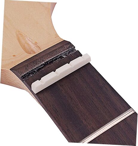 DECHOUS GL403 4 String Bass Guitar Bone Nut Slotted 38mm Oxen Bone Nut String Instrument Accessory for Bass Guitar in Saudi Arabia