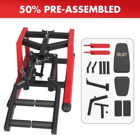 Tib Bar، آلة رفع الساق، مدرب Tibialis الاحترافي لتدريب عضلات الساق/الكاحل وتمزيق عضلات الساق السفلية، مناسب لألواح الوزن 2 بوصة - جميع مقاسات الأحذية للرجال/النساء in Kuwait