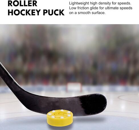 PRETYZOOM Professional Roller Hockey Puck Training Dry Land Hockey Ball for Street and Indoor Games International Standard for Men and Women in Saudi Arabia