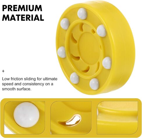 PRETYZOOM Professional Roller Hockey Puck Training Dry Land Hockey Ball for Street and Indoor Games International Standard for Men and Women in Saudi Arabia
