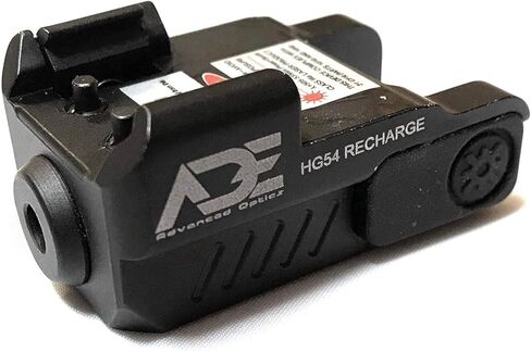 Ade Advanced Optics HG54G Green Laser Sight – Rechargeable Universal Rail Mount Pistol Accessory with USB Charging, Constant/Strobe Modes, Ambidextrous Switch – Compact Class IIIA Optic for Handguns in Saudi Arabia