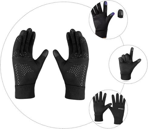 Baluue Non-Slip Warmth Gloves for Winter Sports Riding Cycling Hiking Touch Screen in Saudi Arabia
