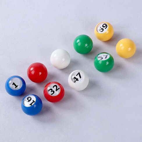 30Pcs Bingo Ball 1-30 Numbers with Easy Read Window Portable Fittings Tally Ball in Kuwait